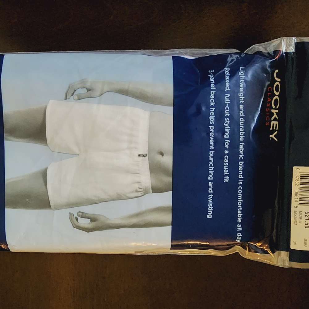 NWT 4 pairs jockey boxer shorts, size XL. - Picture 4 of 7
